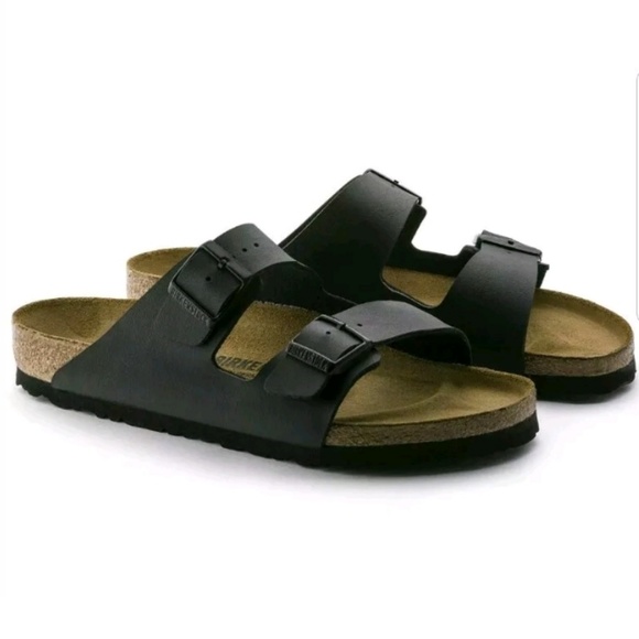 Birkenstock Shoes - Birkenstock Arizona Leather Birko-Flor Sandals